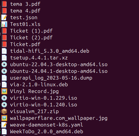 Пример работы программы